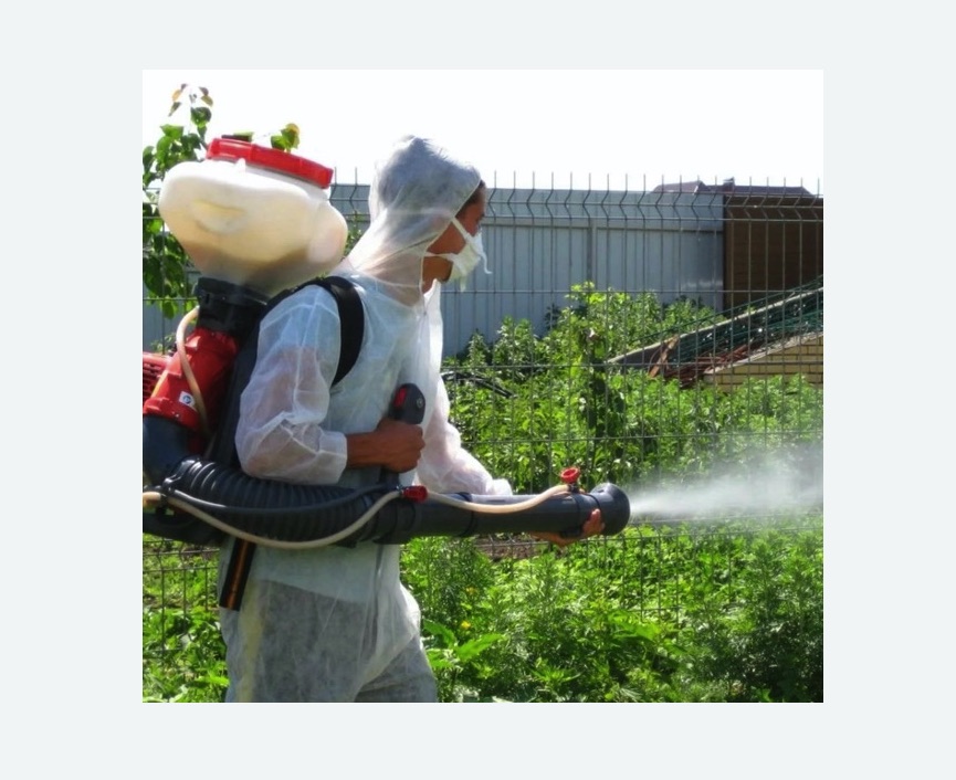 Акарицидная обработка территории в Колчаново